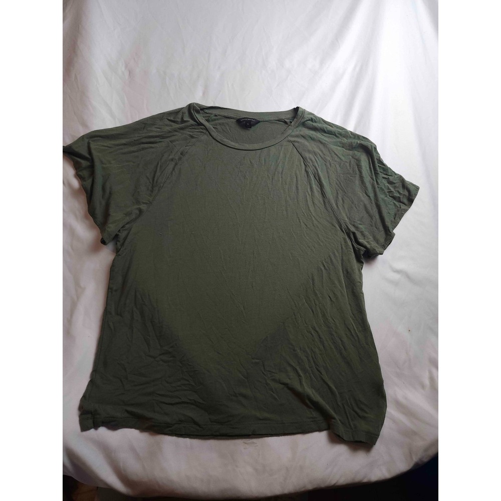 Banana Republic Raglan T Shirt Mens Size XL Green Knit Casual Basic Minimalist